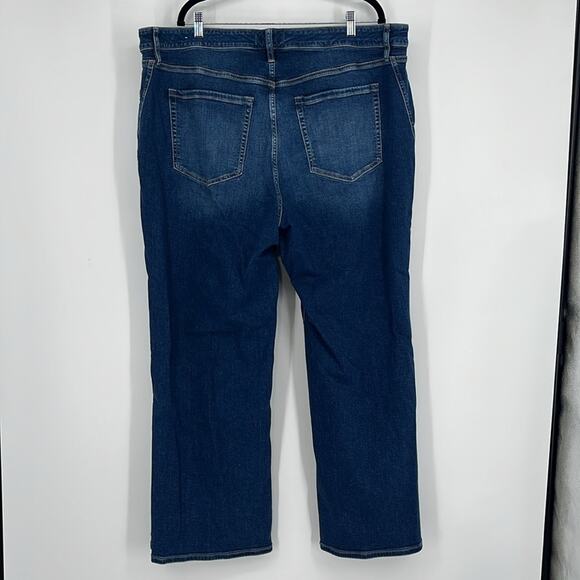 Lane Bryant High Rise Signature Fit Relaxed Boot Bootcut Jeans Dark Wash Plus 24 - Picture 3 of 13